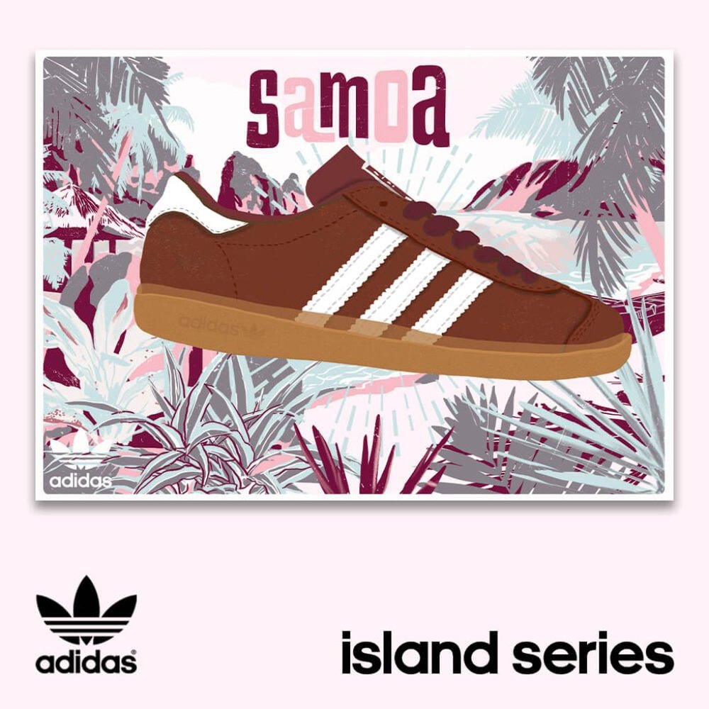 Adidas Men's Samoa Green Athletic Shoes/Sneakers - Picture 8 of 16
